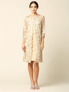 Short Mother of the Bride Chiffon Dress - The Dress Outlet Eva Fashion