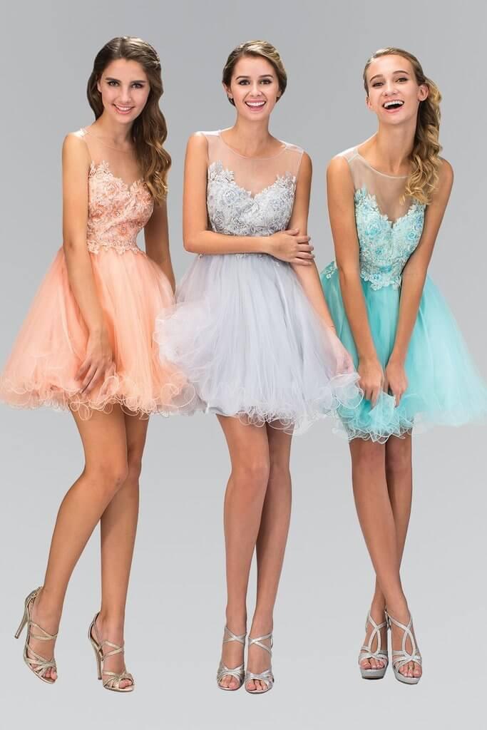 Short Prom Dress Formal Homecoming - The Dress Outlet Elizabeth K