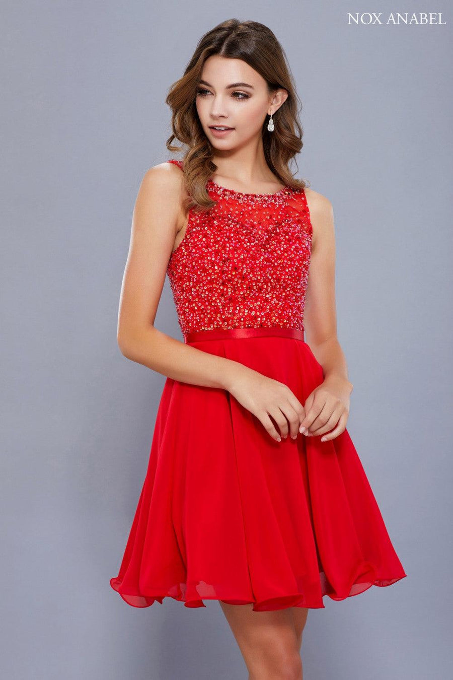 Short Prom Sexy Cocktail Dress - The Dress Outlet NOX Anabel