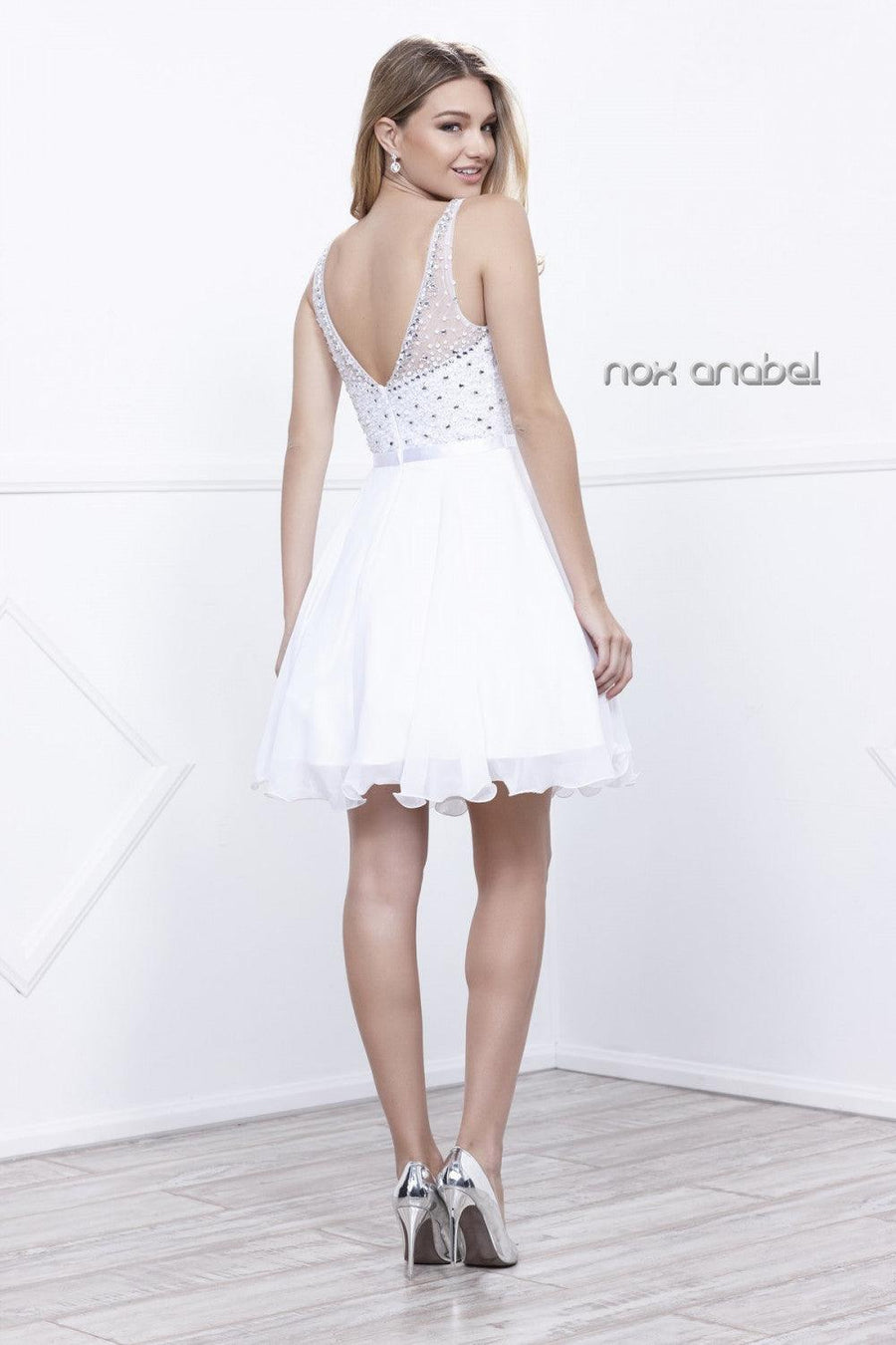 Short Prom Sexy Cocktail Dress - The Dress Outlet NOX Anabel