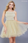 Short Sleeveless Tulle Formal Homecoming Prom Dress - The Dress Outlet Nox Anabel