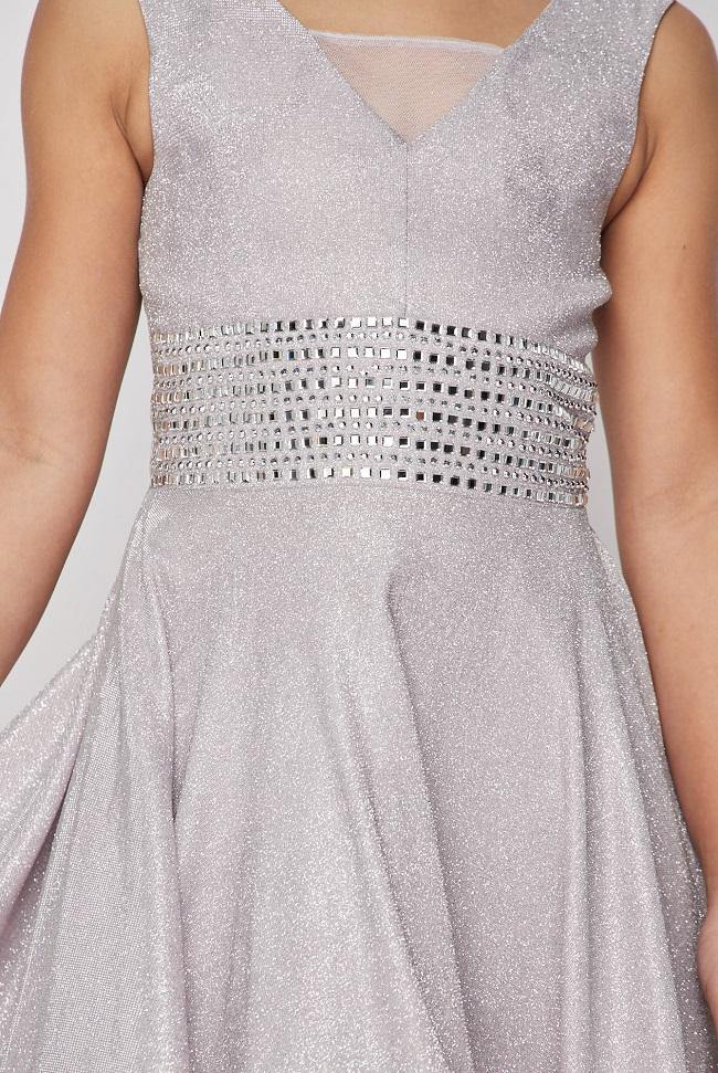 Short Sparkle Flower Girl Dress - The Dress Outlet Cinderella Couture