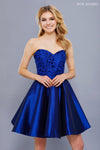 Short Strapless Formal Prom Homecoming Dress - The Dress Outlet Nox Anabel