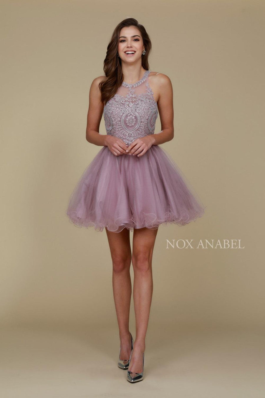 Short Tulle Prom Homecoming Dress - The Dress Outlet Nox Anabel