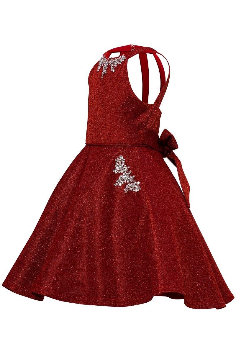 Skater Short Flower Girl Dress - The Dress Outlet