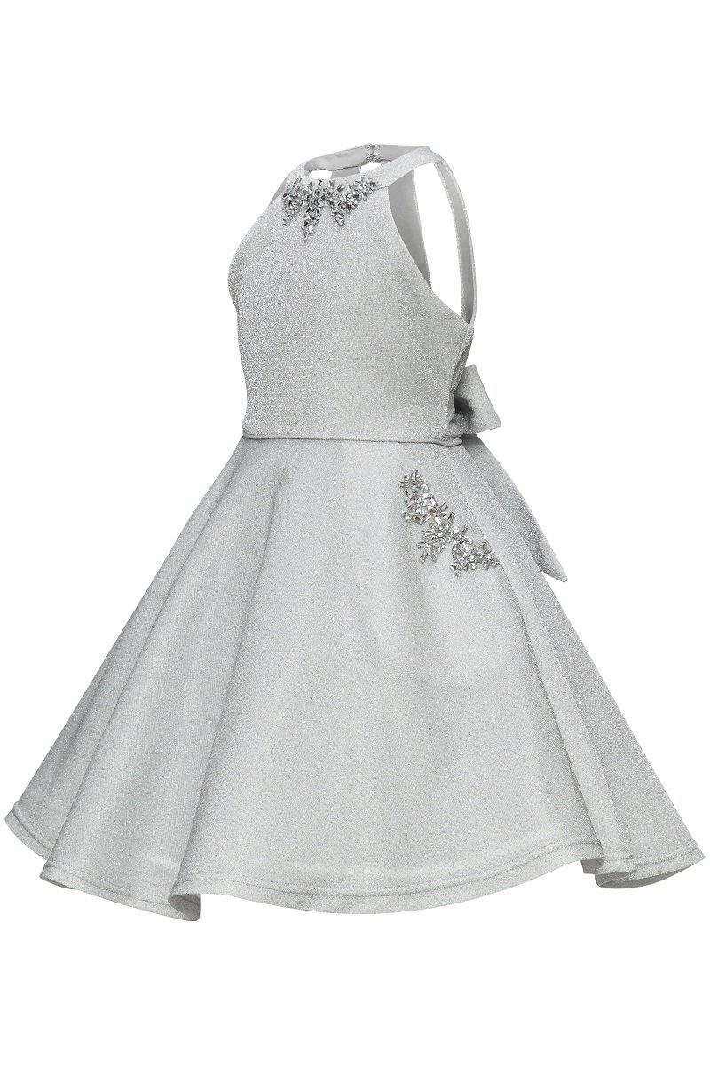 Skater Short Flower Girl Dress - The Dress Outlet