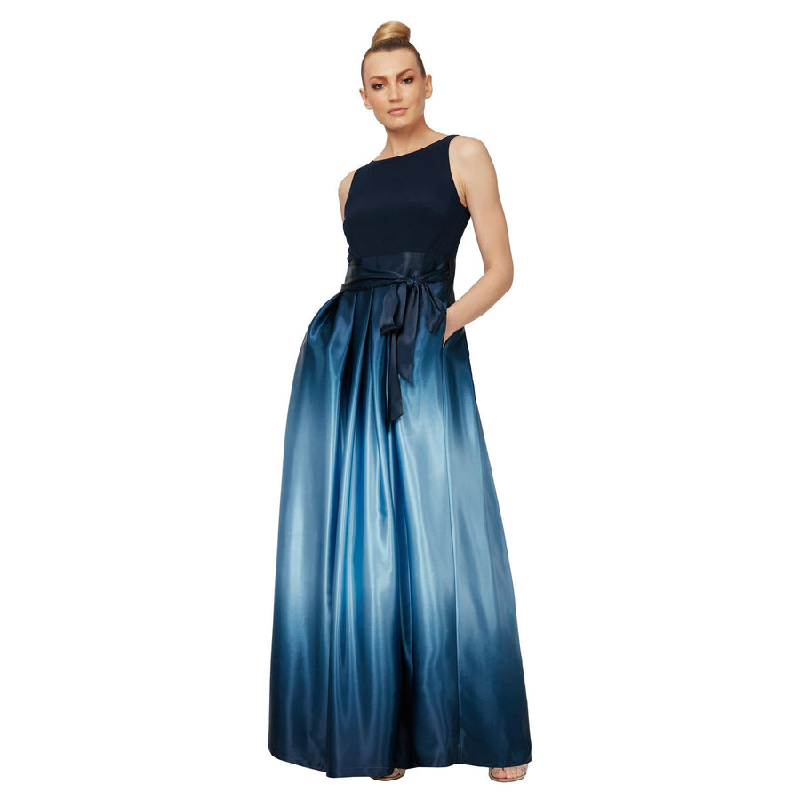 SL Fashions Ombre Long Party Dress 119435M - The Dress Outlet