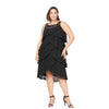 SL Fashions Plus Size Short Dress 615302 - The Dress Outlet