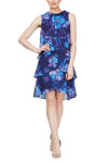 SL Fashion Short formal Floral Dress 9171667 - The Dress Outlet