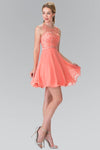 Sleeveless Cocktail Dress Prom Short - The Dress Outlet Elizabeth K