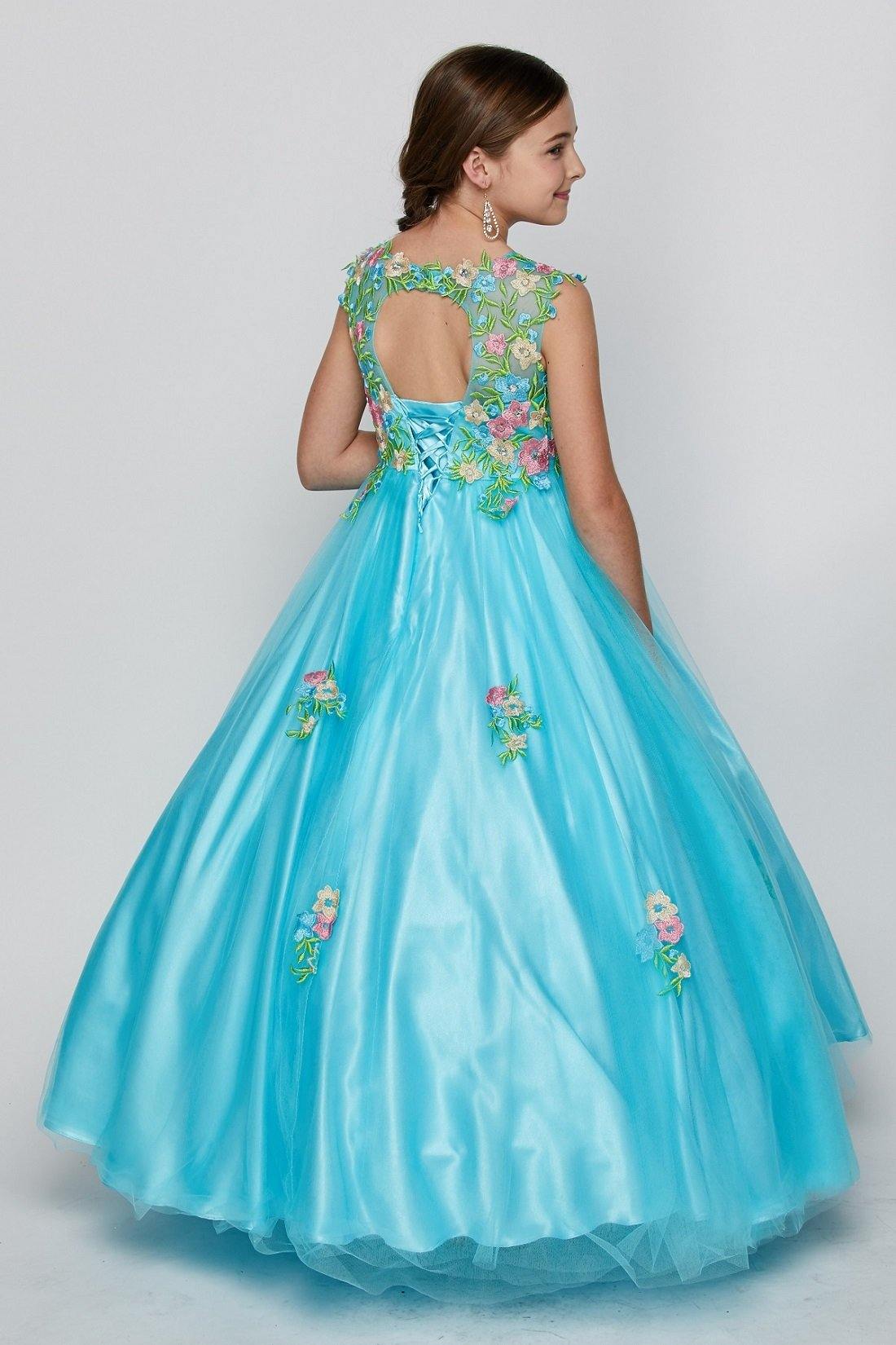 Flower girl dresses clearance turquoise