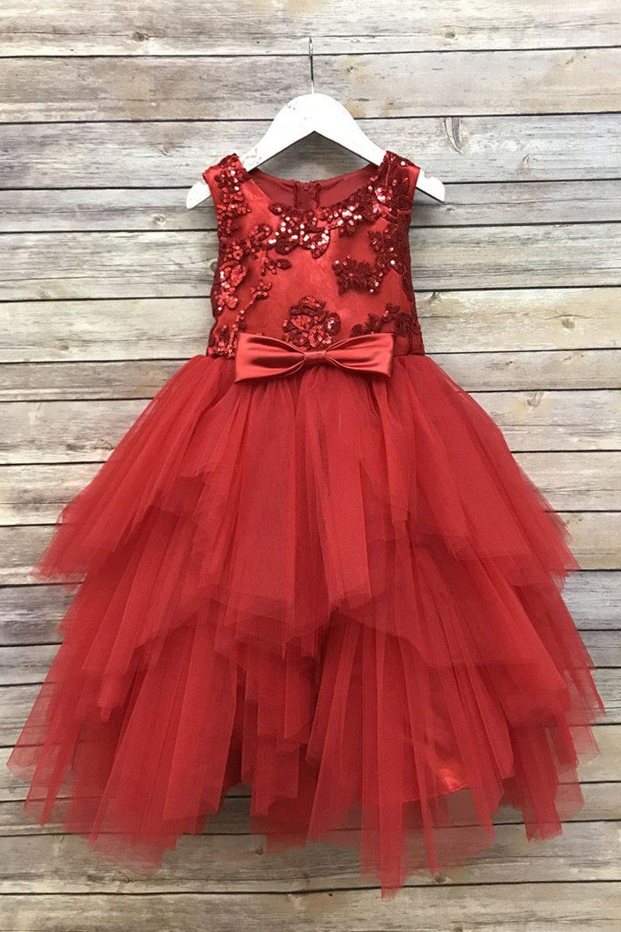 Sleeveless Flower Girl Dress Formal - The Dress Outlet Petite Adele