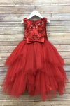 Sleeveless Flower Girl Dress Formal - The Dress Outlet Petite Adele