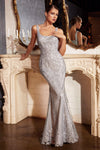 Sleeveless Long Formal Evening Dress - The Dress Outlet