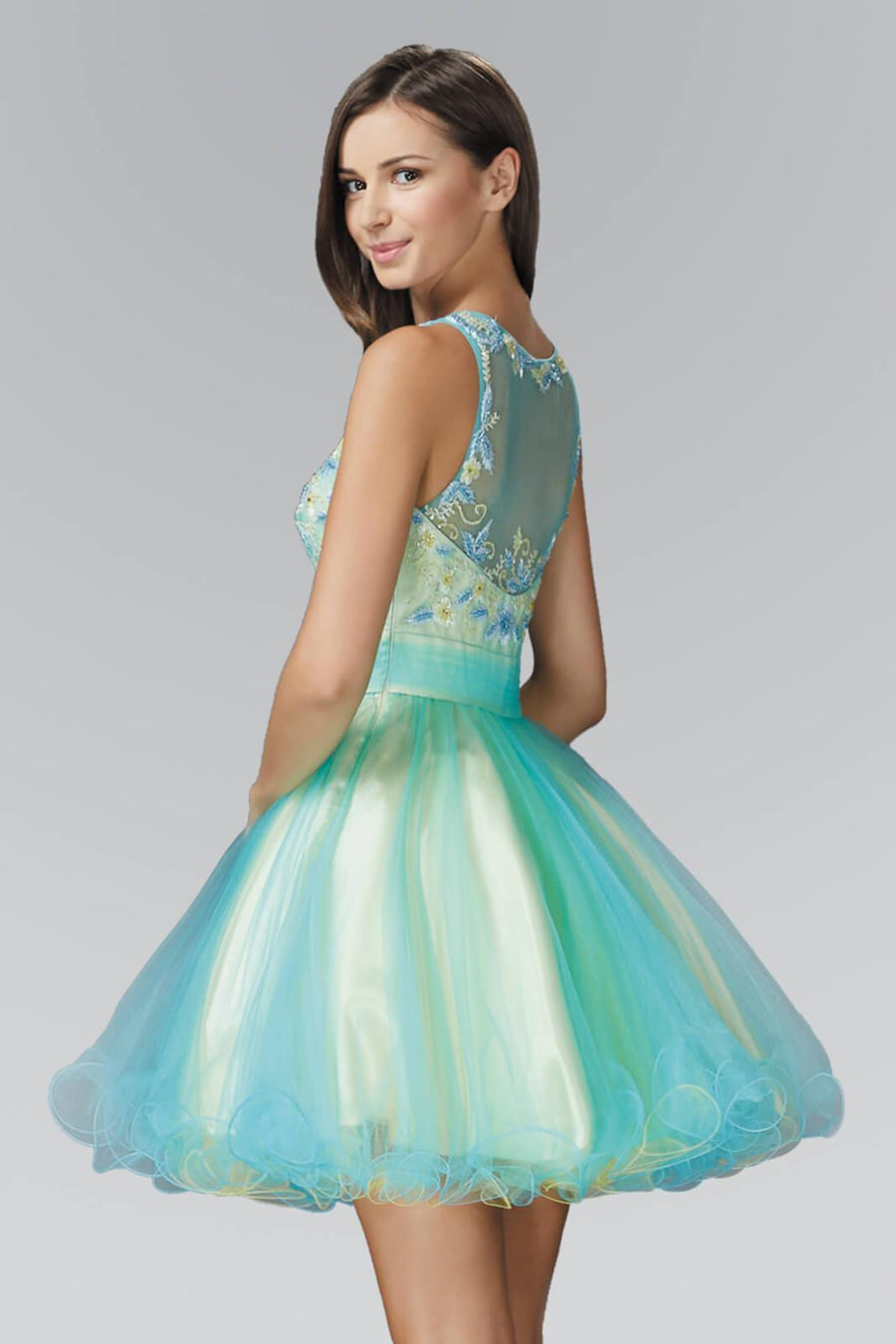 Sleeveless Short Cocktail Dress Prom - The Dress Outlet Elizabeth K