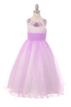 Soft Tulle with Floral Detailing Flower Girls Dress - The Dress Outlet Cinderella Couture