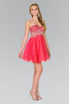 Strapless Prom Short Dress Homecoming - The Dress Outlet Elizabeth K