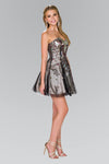 Strapless Short Prom Dress Formal Homecoming - The Dress Outlet Elizabeth K