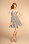 Strapless Short Prom Dress Homecoming - The Dress Outlet Elizabeth K