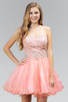 Strapless Short Prom Dress Homecoming - The Dress Outlet Elizabeth K