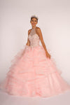 Sweet 16 Long Ball Gown Quinceanera - The Dress Outlet Elizabeth K