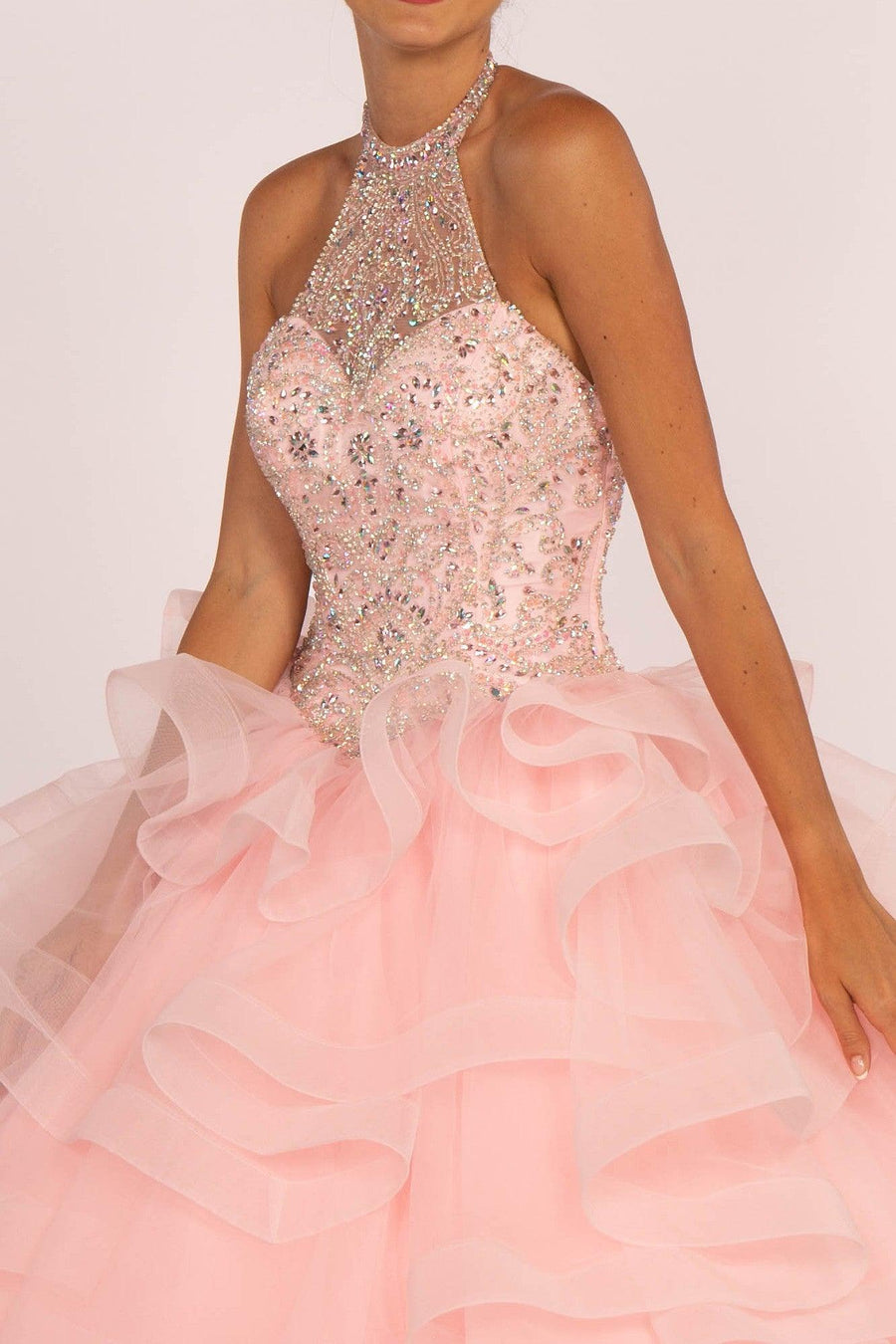 Sweet 16 Long Ball Gown Quinceanera - The Dress Outlet Elizabeth K