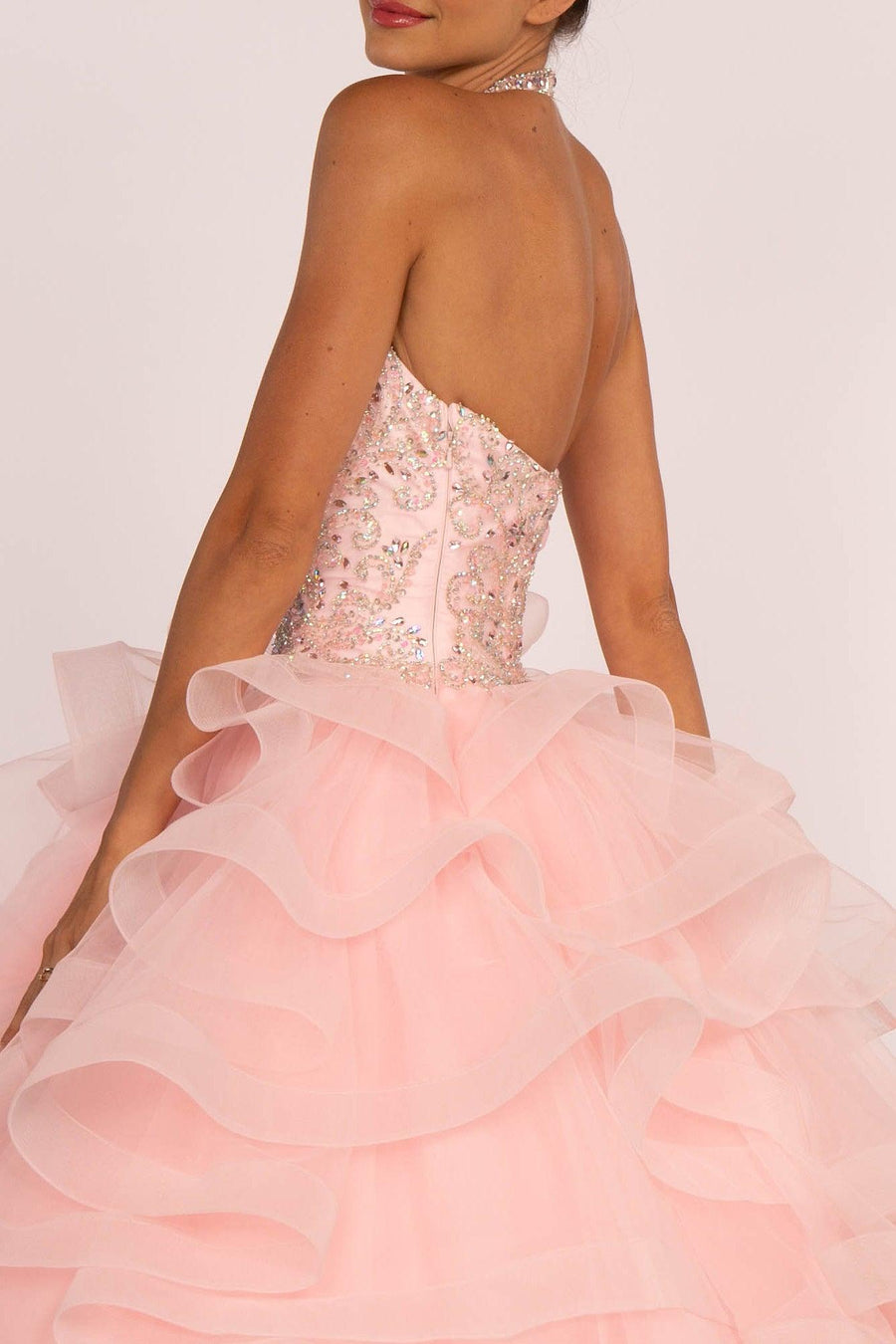 Sweet 16 Long Ball Gown Quinceanera - The Dress Outlet Elizabeth K