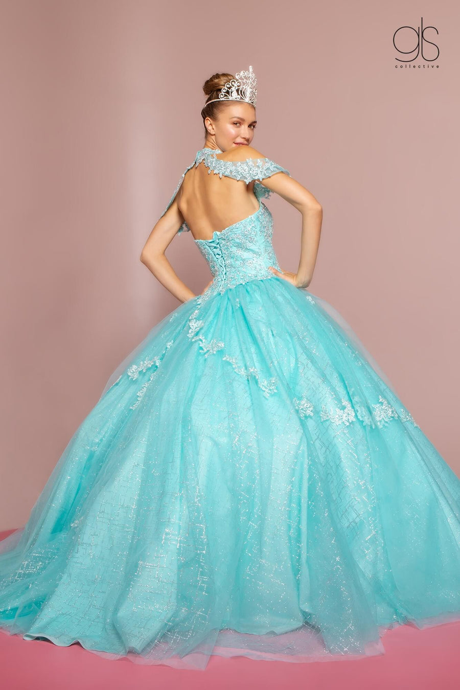 Sweet 16 Long Quinceanera Ball Gown - The Dress Outlet Elizabeth K