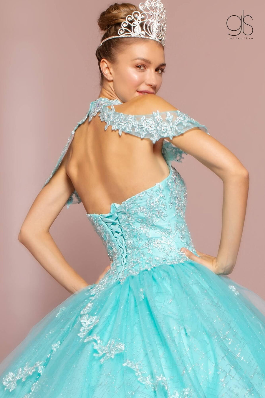 Sweet 16 Long Quinceanera Ball Gown - The Dress Outlet Elizabeth K