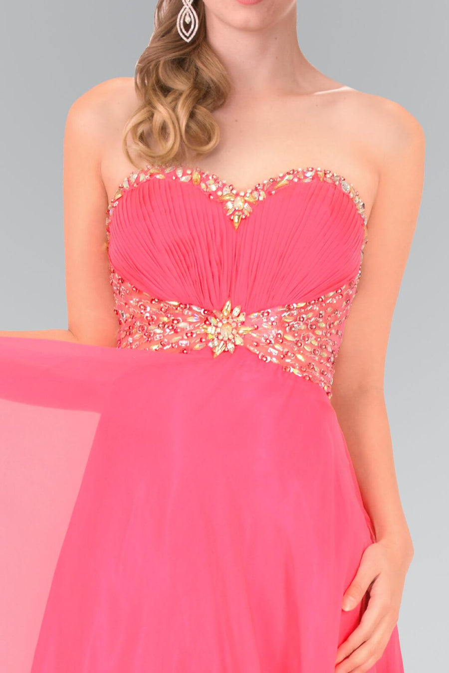 Sweetheart Chiffon Long Prom Dress Formal - The Dress Outlet Elizabeth K