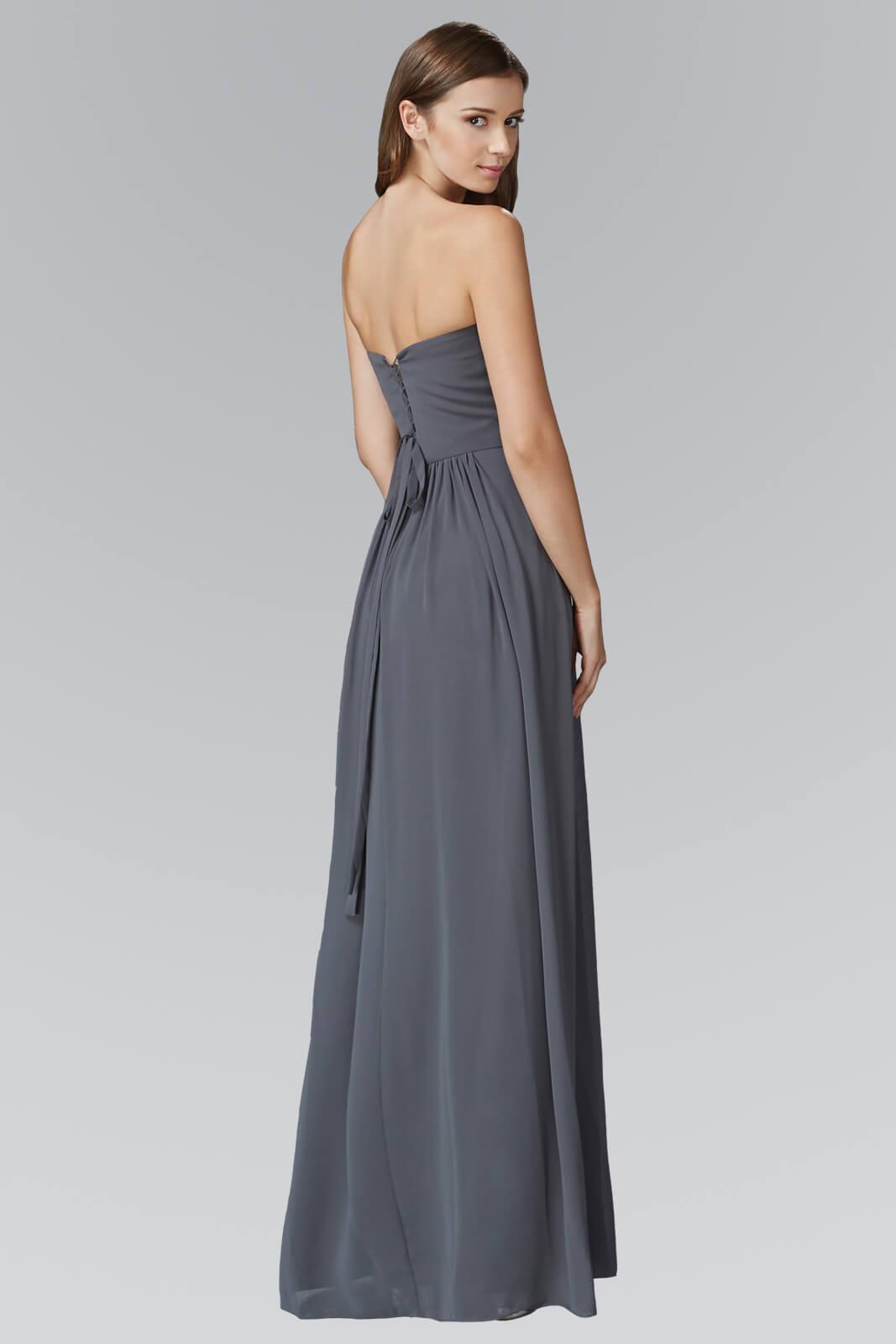 Sweetheart Long Bridesmaid Formal Dress - The Dress Outlet Elizabeth K