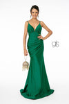 Sweetheart Neckline Jersey Long Prom Dress - The Dress Outlet Elizabeth K