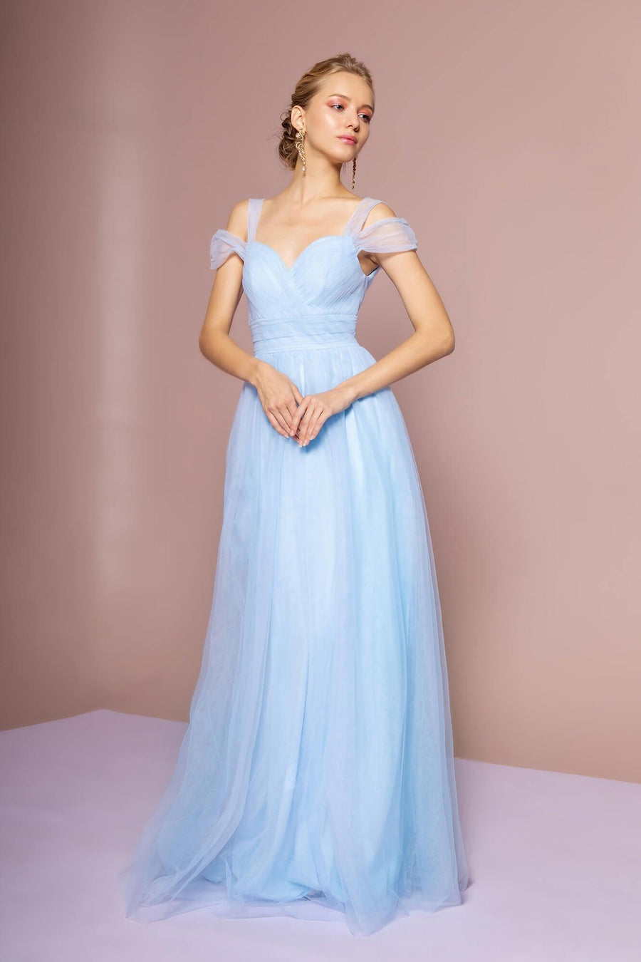 Sweethearted Formal Long Dress Bridesmaid - The Dress Outlet Elizabeth K