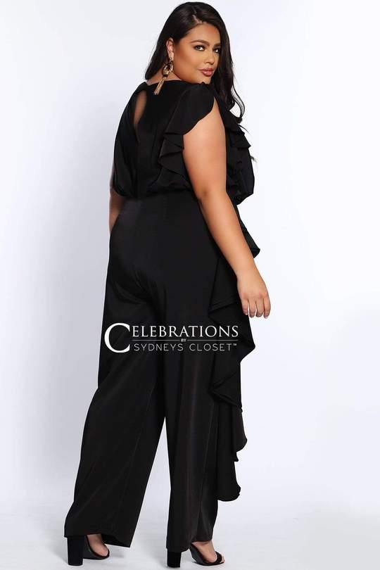 Sydneys Closet Formal Jumpsuit - The Dress Outlet