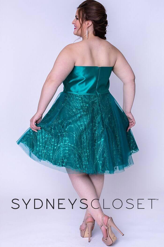 Sydneys Closet Homecoming Short Plus Size Party Dress - The Dress Outlet Sydneys Closet