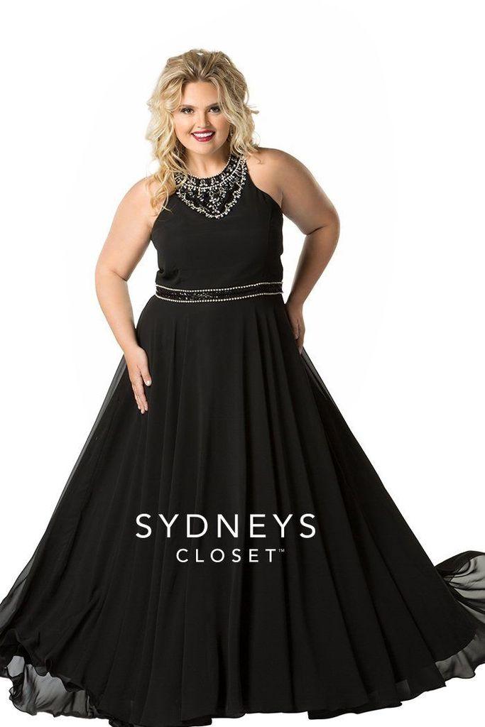 Sydneys Closet Long Formal Prom Dress - The Dress Outlet Sydneys Closet