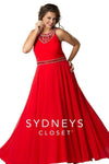 Sydneys Closet Long Formal Prom Dress - The Dress Outlet Sydneys Closet