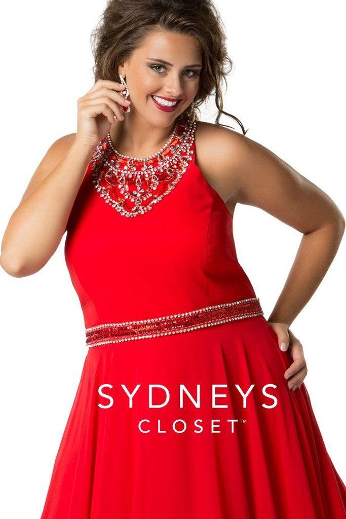 Sydneys Closet Long Formal Prom Dress - The Dress Outlet Sydneys Closet