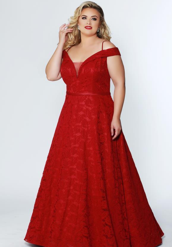 Sydneys Closet Long Off The Shoulder Plus Size Prom Dress - The Dress Outlet Sydneys Closet