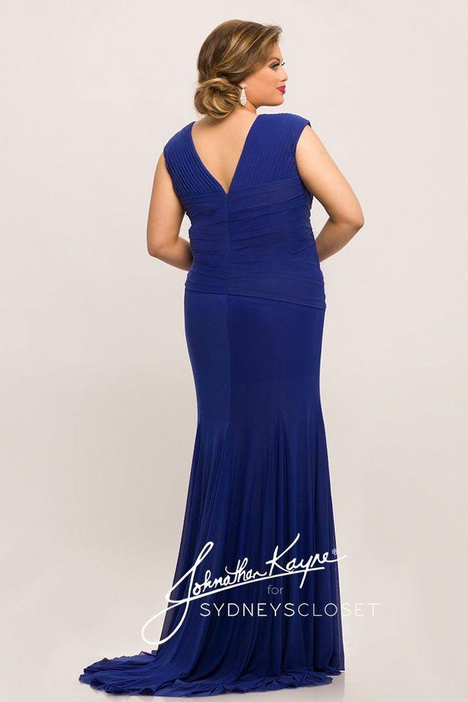 Sydneys Closet Long Plus Size Formal Dress - The Dress Outlet