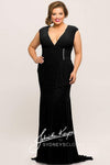 Sydneys Closet Long Plus Size Formal Dress - The Dress Outlet