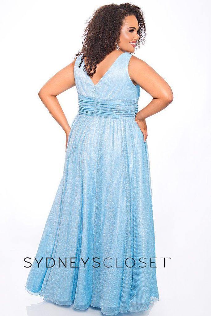 Sydneys Closet Long Plus Size Prom Dress - The Dress Outlet