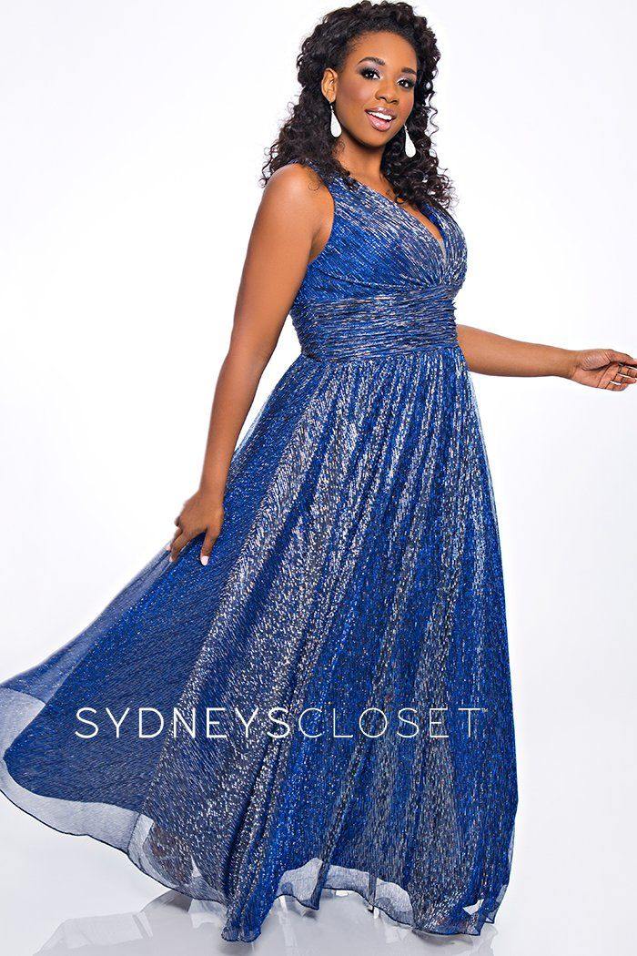 Sydneys Closet Long Plus Size Prom Dress - The Dress Outlet