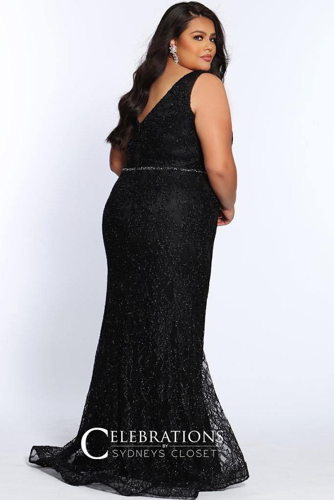 Sydneys Closet Long Plus Size Prom Dress - The Dress Outlet