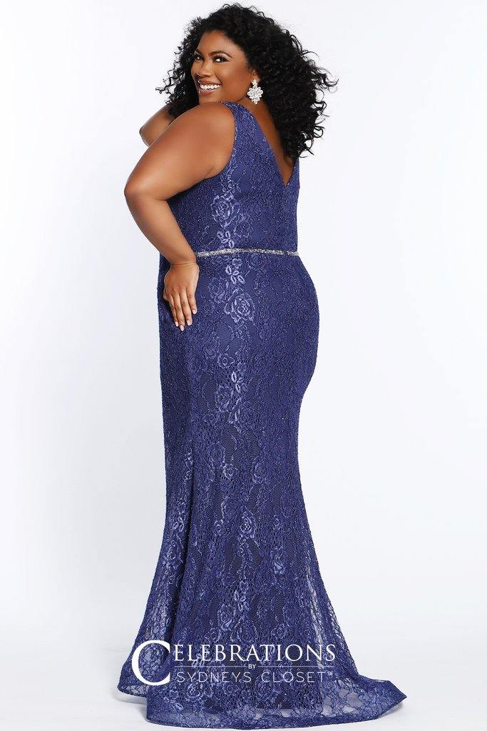 Sydneys Closet Long Plus Size Prom Dress - The Dress Outlet