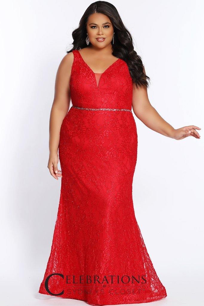 Sydneys Closet Long Plus Size Prom Dress - The Dress Outlet