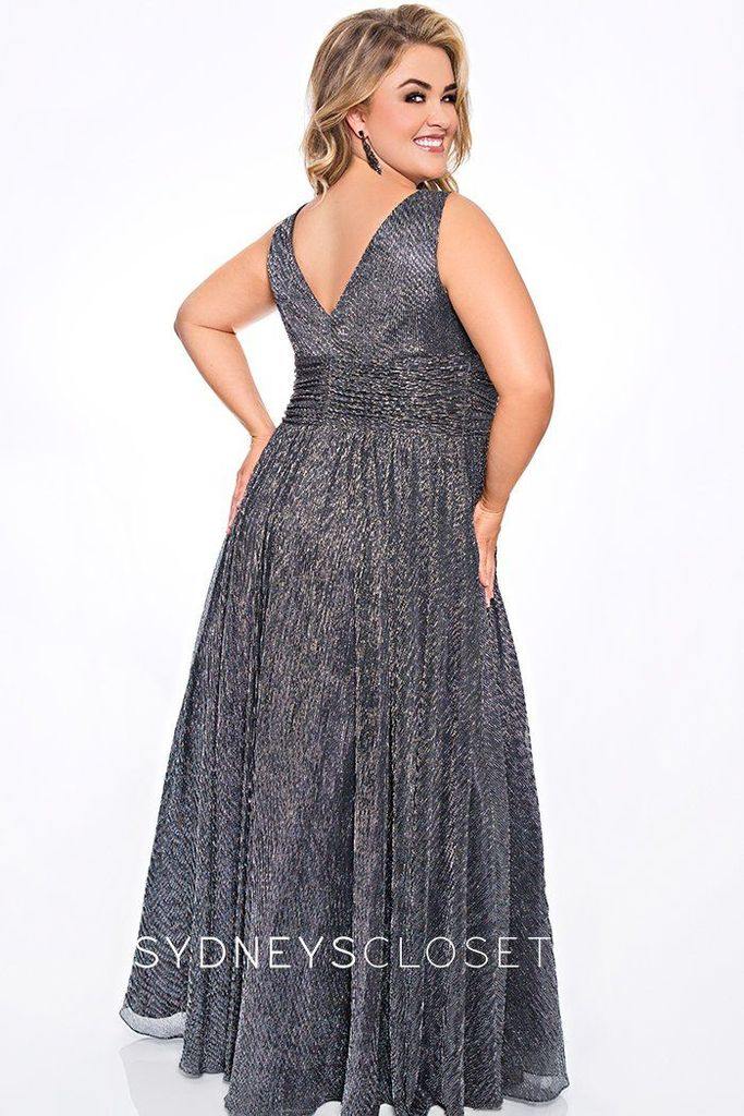 Sydneys Closet Long Plus Size Prom Dress - The Dress Outlet