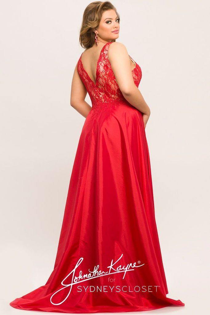 Sydneys Closet Long Prom Plus Size Dress - The Dress Outlet