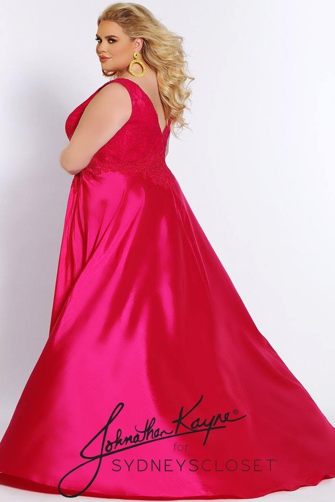 Sydneys Closet Long Prom Plus Size Dress - The Dress Outlet