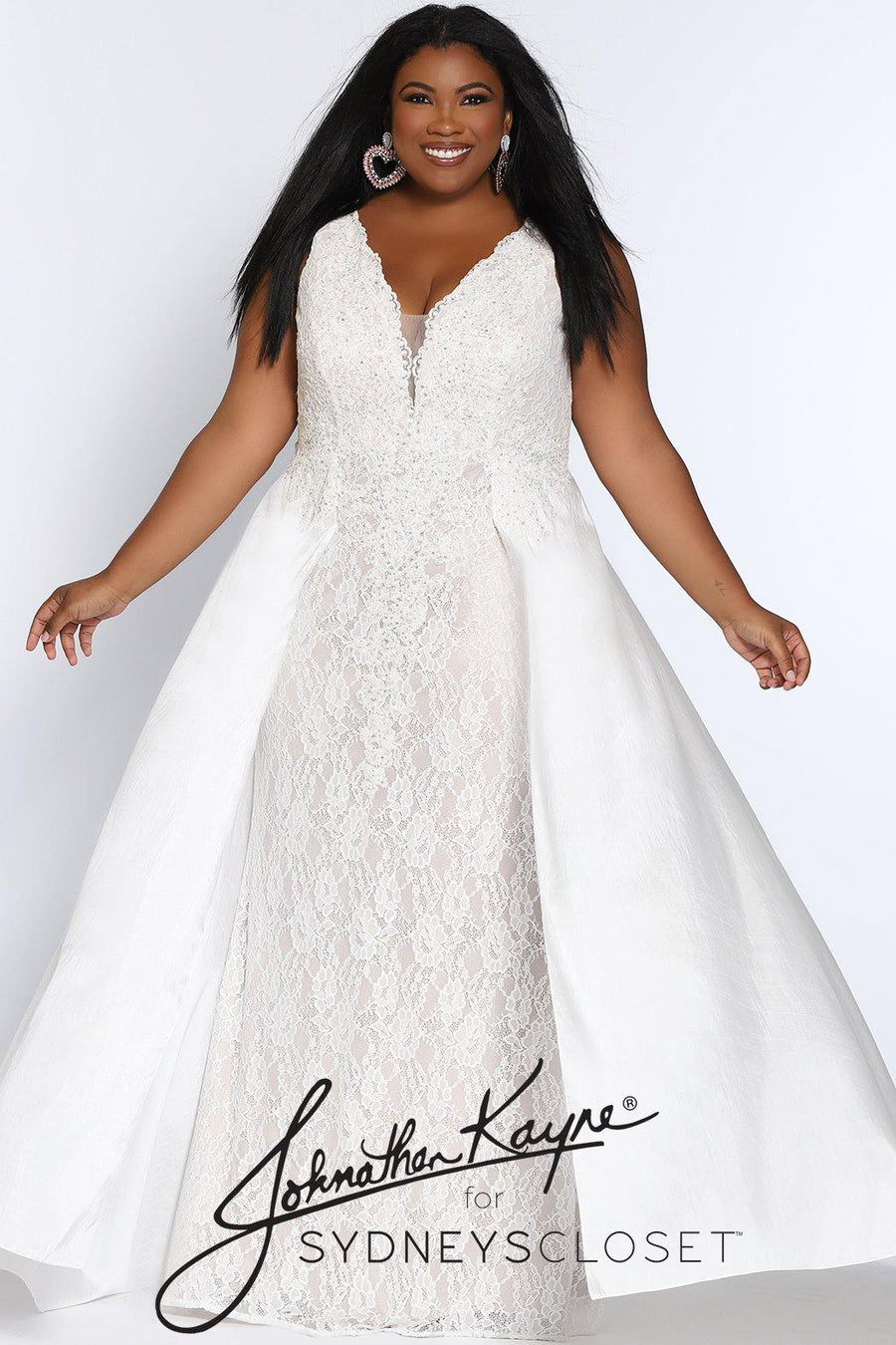 Sydneys Closet Long Prom Plus Size Dress - The Dress Outlet